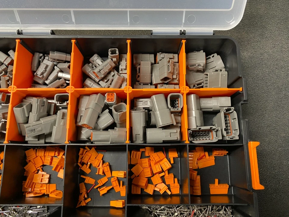 🔥642 PC DTM DEUTSCH CONNECTOR KIT STAMPED CONTACTS for 20-24 AWG WIRE🔥 - Image 3 of 4