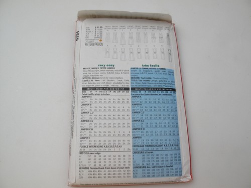 6334 Maglione vintage Butterick modello CUCITO anni 90 aderente facile taglia 12-16 (U) - Foto 6 di 6