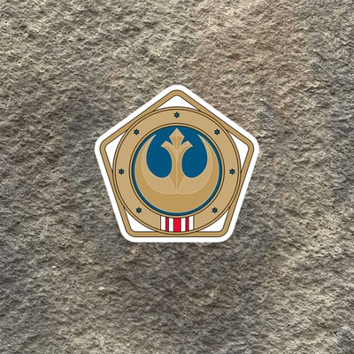 New Republic Marshal Badge Vinyl Decal