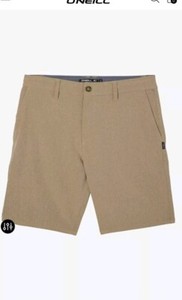 Boys O'Neill Reserve 18" Hybrid 28 Shorts Khaki
