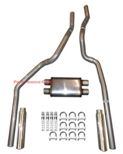 96-99 Chevrolet GMC Truck 5.7L Mandrel Dual Exhaust w/ Peformance Muffler