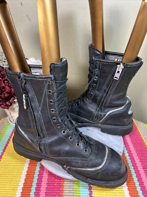 ? FireTech by LaCrosse Crosstech Black Leather Firefighter Boots Sz 10.5 ? USA BLACK DIAMOND 14 main image 3