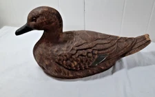 J C HIGGINS LIFE LIKE DECOY Paper Mache  DUCK 1950'S Sears Roebuck