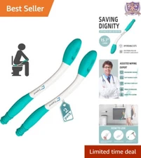 Travel-Friendly Toilet Wiping Aid - Long  for Independence and Comfort