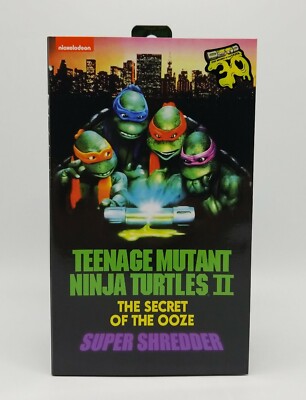 NECA Super Shredder Teenage Mutant Ninja Turtles 2 Secret of the Ooze 30th TMNT
