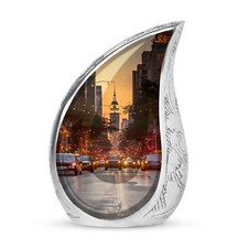 Mini Sunset Cremation Urn For Ashes - Small Decorative Urn For Mom Ashes