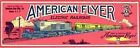 <!--F#f_0-->American Flyer Mfg. Co. SET BOX ADHESIVE LABEL ELECTRIC RAILROADS Trains Parts<!--F/-->