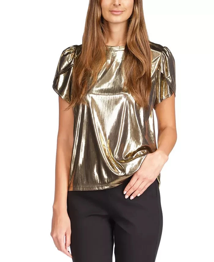 Michael kors on sale t shirt gold