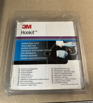 3M  Hookit  Back-up Pad, 150 mm, M8, 15 Loch, weich, 50393