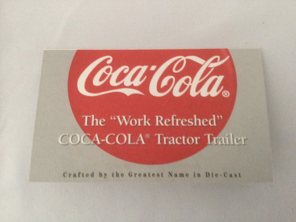 Matchbox Exclusive Edition "Work Refreshed" COCA-COLA Tractor Trailer Peterbilt - Image 4 of 4