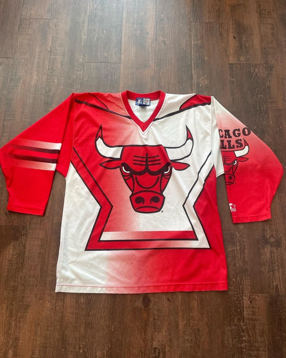 STARTER, Other, Chicago Bulls Mens Hockey Jersey By Starter Nba