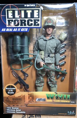 BBI - Elite Force WWII USMC FLAMETHROWER 1:6 Scale Figure NIB RARE