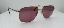 Vintage Berdel Tony Gold Silver Pilot Sunglasses Italy FRAMES ONLY
