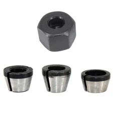 Router Bit Collet Chucks Clamping Adapter for Woodworking Engraving Trimming