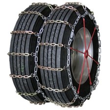 Square Alloy Highway Dual 26570--17 Truck Tire Chains