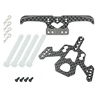 NexxSpeed Lexan Pan Car Body Mount W/ Carbon Damper Plate - Kyosho Mini-Z MR03