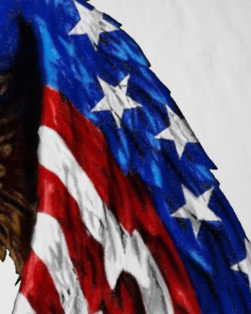 ALTRA T Shirt USA bandiera unisce stati d'America stelle e strisce usa aquila 4 luglio