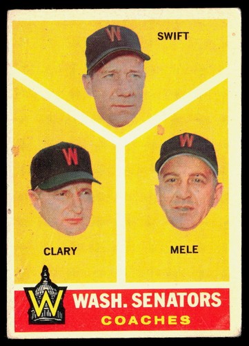 1960 Washington Senators [Coaches] #470
