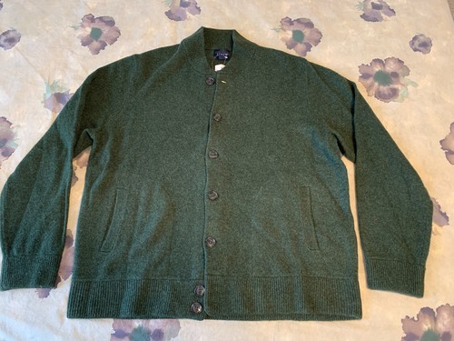 NWT J. Crew Lambswool Bomber Cardigan 