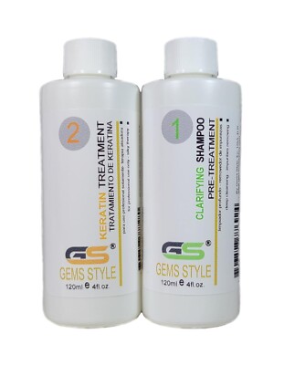 ORGANIC KERATIN TREATMENT GS GEMS STYLE  - For All hair types. 4.5oz/135ml
