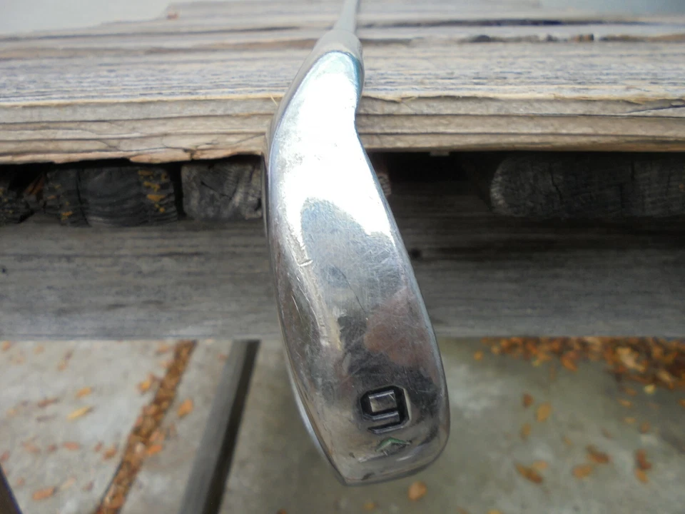 Zevo Z Staniless Steel Single 9 Iron Golf Club Left Hand Stock Shaft Pro Velvet - Image 2 of 4