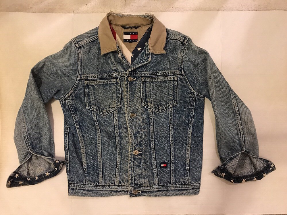 Trucker Denim Oversized Tommy Hilfiger Denim Jacket Vintage 90s