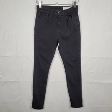 Rag & Bone Jeans Women’s Sz 27 Nina Black High Rise Skinny Style WDD19F2664O1SB