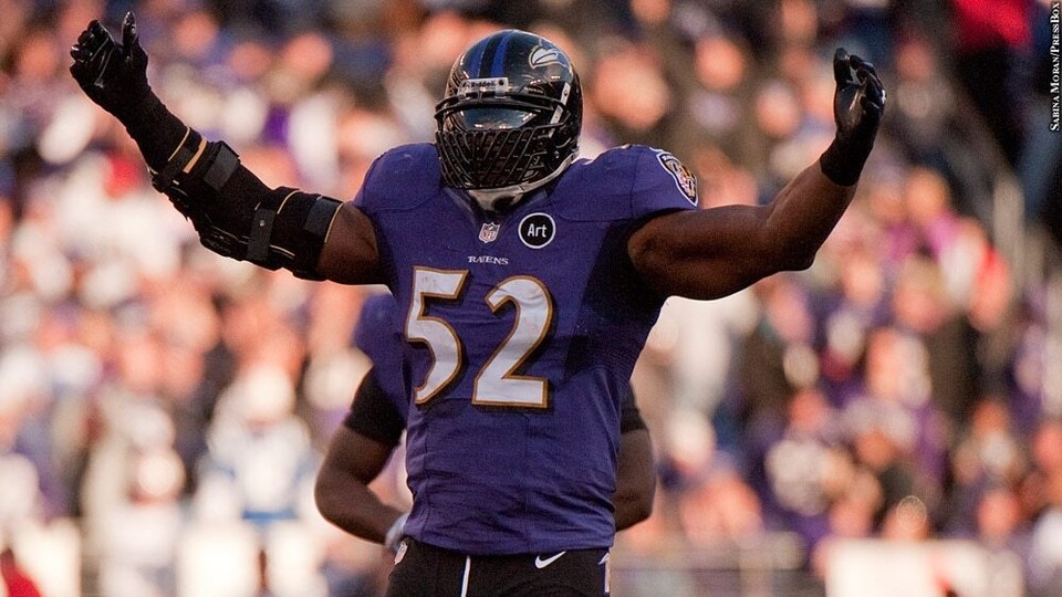 Ray Lewis Baltimore Ravens Hall of Fame - - - Pick A Card - - -