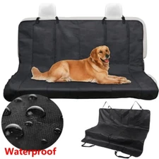 Pet Car Seat Cover Waterproof Dog Cat Rear Bench Protector Hammock Truck SUV Van