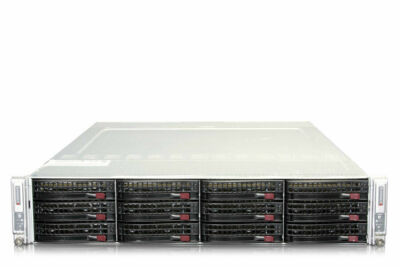 Supermicro SuperServer 6028TR-DTR 2-Node Server X10DRT-H 4x E5-2695v3 256GB Ram