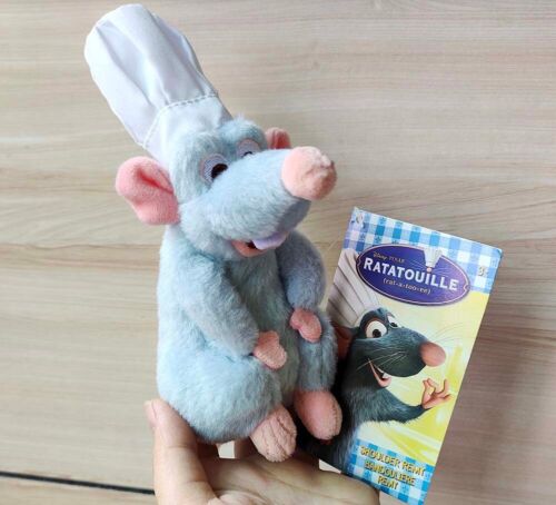 Disney Store Ratatouille Chef Remy Magnetic Shoulder Plush Toy New - Afbeelding 1 van 7