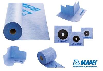 Mapei Mapeguard Dichtsystem Abdichtung Bad Dusche Dichtbahn Ecken Manschetten
