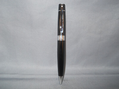 Sheaffer #300 White Dot Black with chrome trim ball pen--Christmas Gift