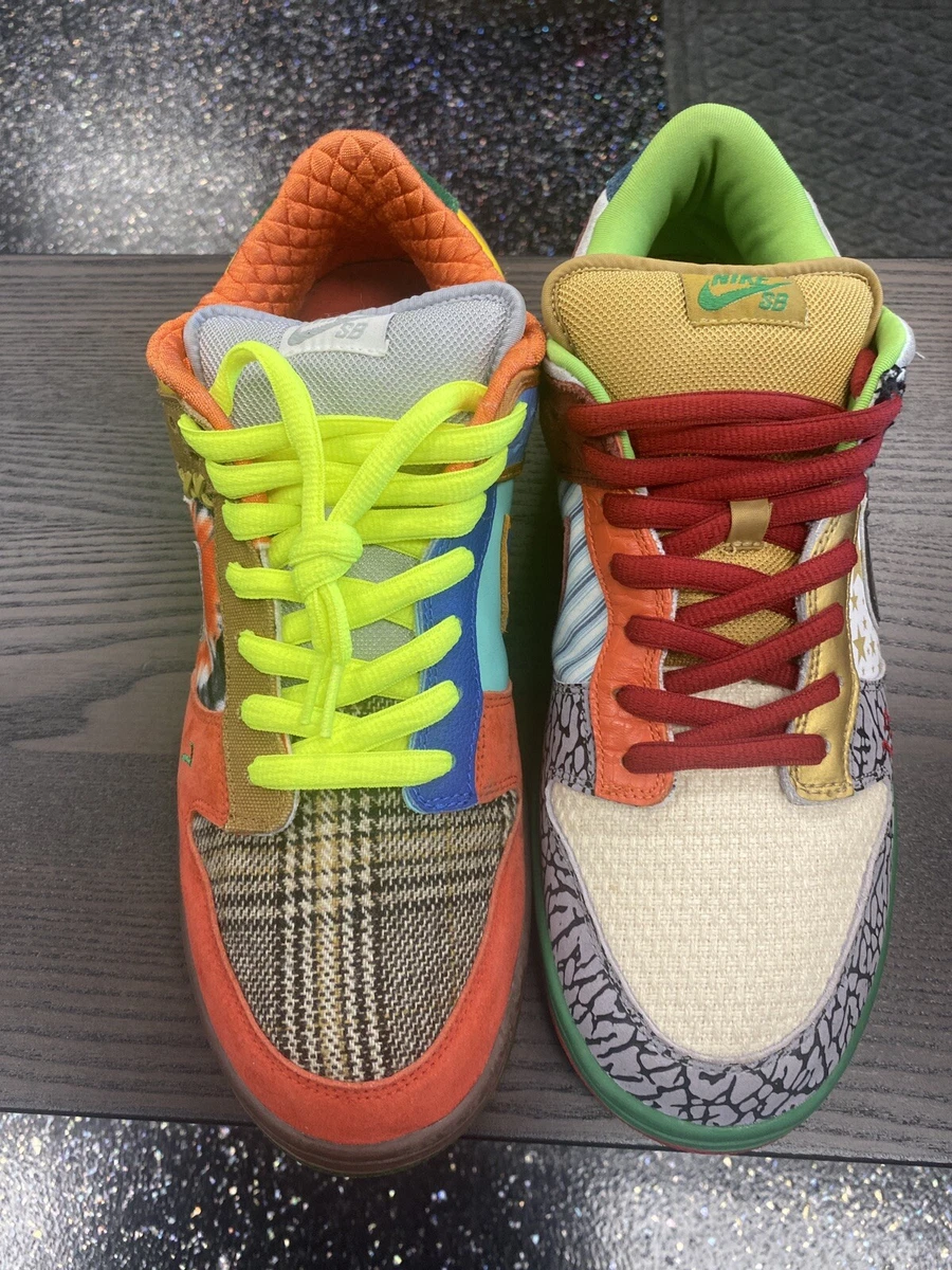 Nike Sb What The Dunk Low Sz 13 Brazil ! Wtd Paris Tokyo Freddy Travis Supreme
