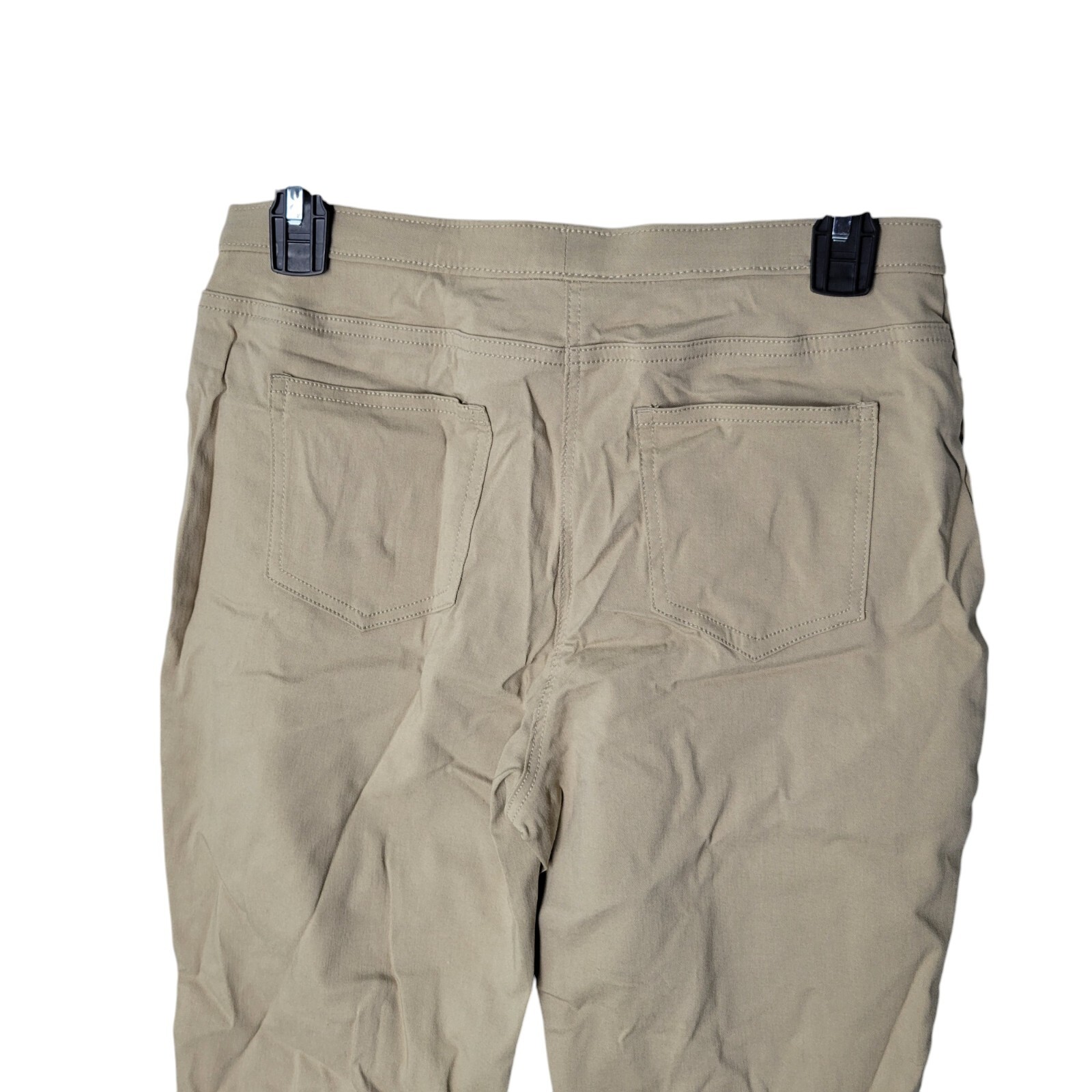 Basic Editions Womens Size S Tan Solid Pull On Kh… - image 5