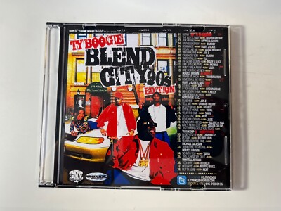 100% OFFICIAL! DJ TY BOOGIE BLEND CITY 90'S EDITION OLD SCHOOL R&B MIXTAPE CD