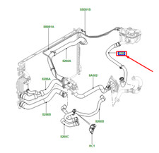 LAND ROVER RANGE ROVER EVOQUE L538 Cooling System Hose LR024243 NEW GENUINE