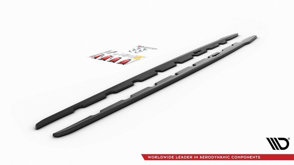CUP Seitenschweller AnsäTze Schwarz FüR 1Er BMW F40 M Paket M135I Schweller V2-image
