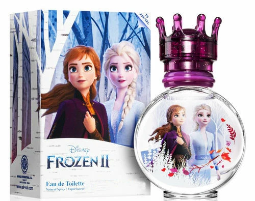 Profumo DISNEY FROZEN II Elsa Anna Per Bambine e Ragazze Edt 30ml +  Campioncini