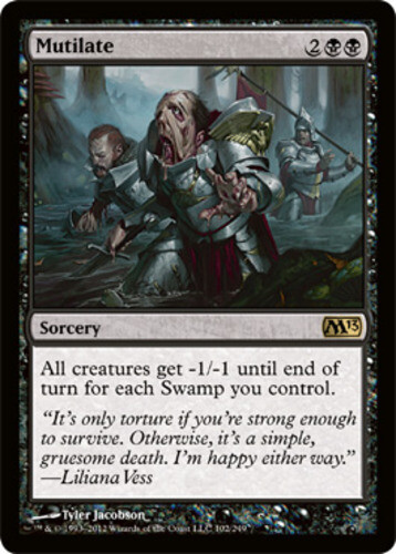 もぎとり/Mutilate Foil 英語 2枚 MTG MTG Mutilate Magic 2013 102/249 Regular Rare | eBay