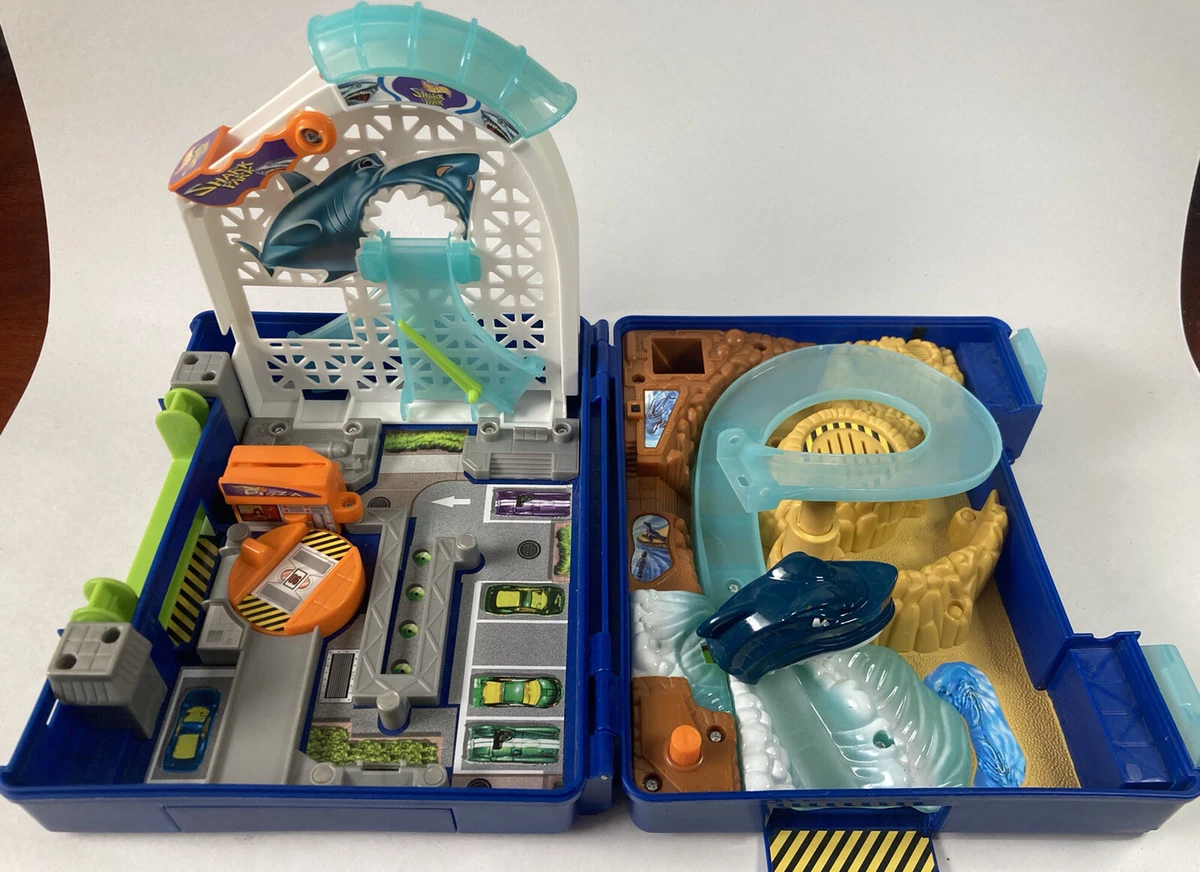 Hot wheels shark park cheap playset