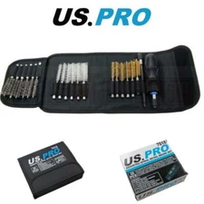 US PRO Tools 20pc Assorted Spiral Detail Brush Cleaning Set 7018