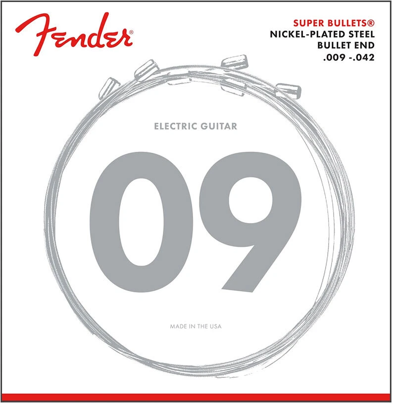 Fender Super Bullets 3250 L Electric Guitar Strings 9-42 - 1-3 Packs