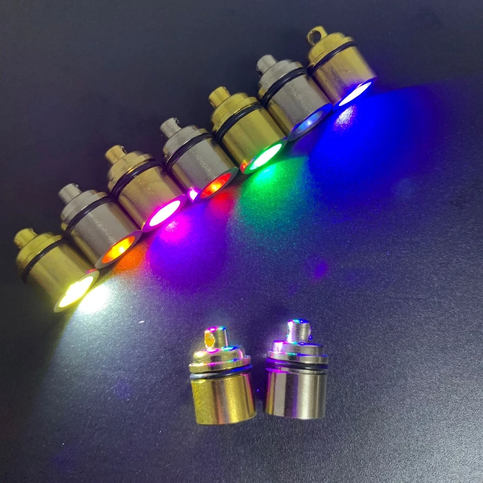 Individual Cordless LED Mini Lights Battery Powered DIY Craft Kit Glowing Decor - Imagem 3 de 4