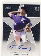 TOMMY TAVAREZ 2020 Leaf Perfect Game PG Black AUTO /50 PITT