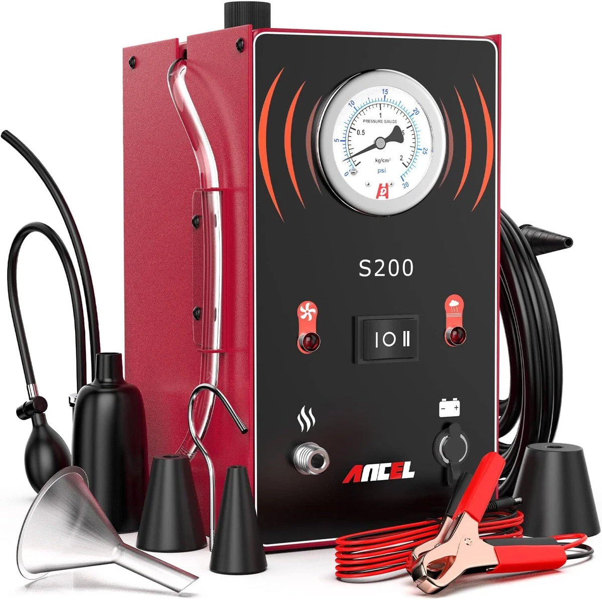 Fog Machine Adapter Car Repair Tool OURANTOOLS Universal Smoke Machine Adapter - Inflatable ...