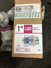 5 Halex 1 in. Uninsulated Liquid-Tight Straight Connector