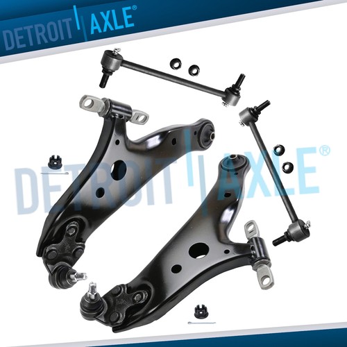 Front Lower Control Arms w/Ball Joints Sway Bars for Lexus RX450H Toyota Venza - Picture 1 of 6