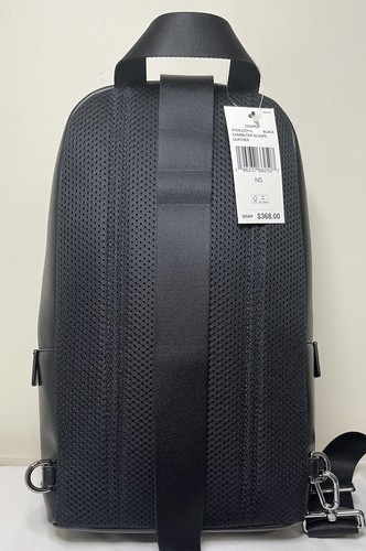 Michael Kors Unisex Cooper Pebbled Leather Commuter Slingpack Backpack - Picture 32 of 40
