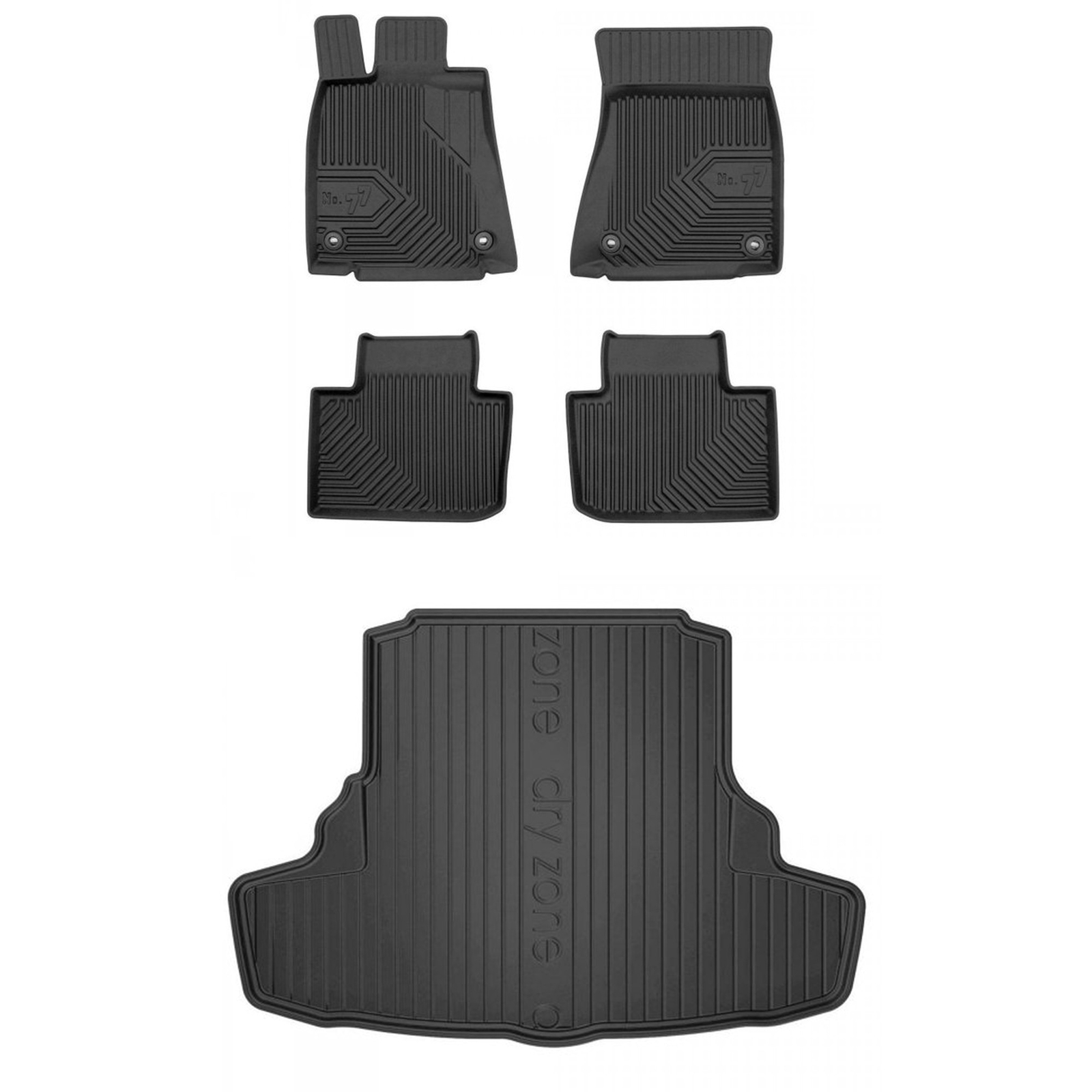 Tapis de sol rigide Lexus IS III et protection coffre étanche pour stopper la saleté hivernale